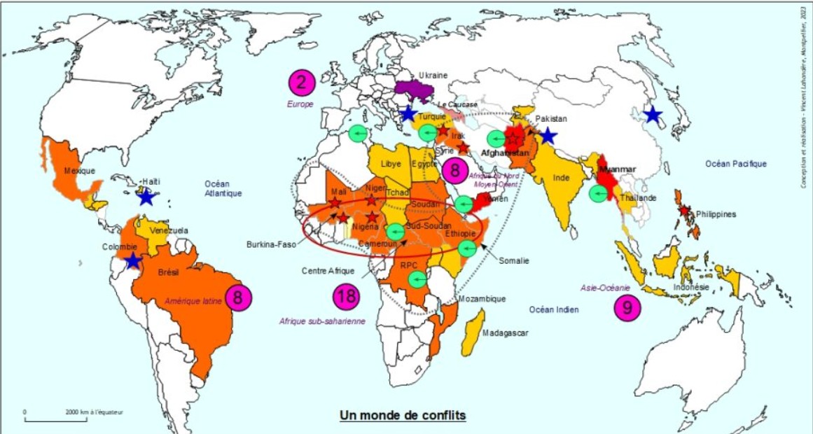 Les conflits dans le monde